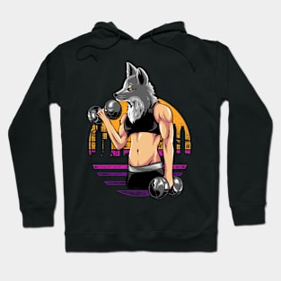 fox gym Hoodie